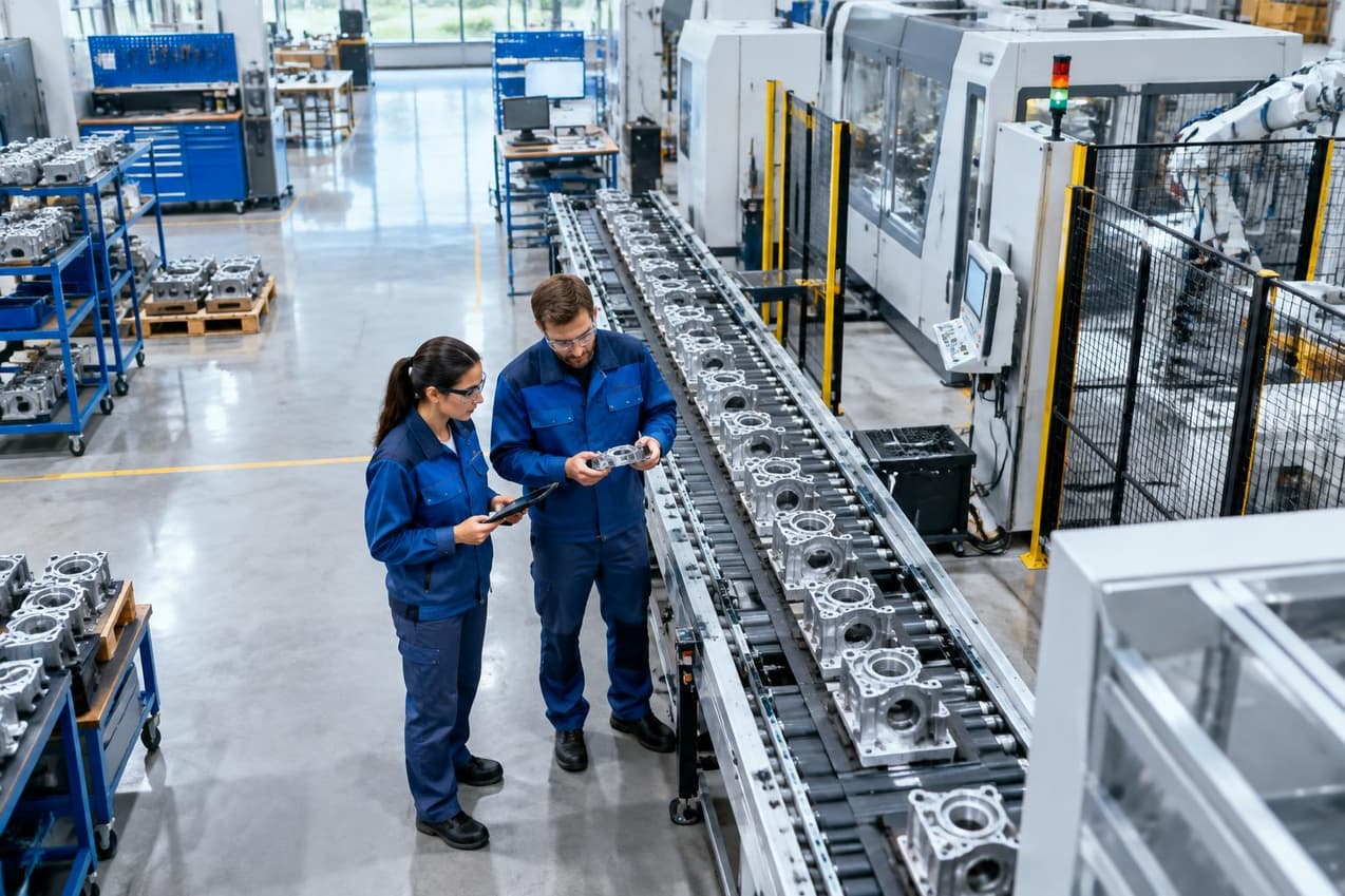 Manufacturing camera view — illustrative scenario